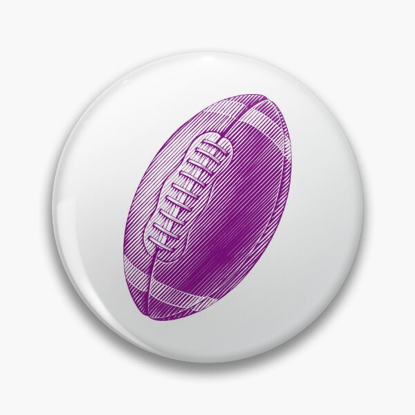 Item preview, Vintage Purple American Football Line Art designed and sold by pattern-archive.