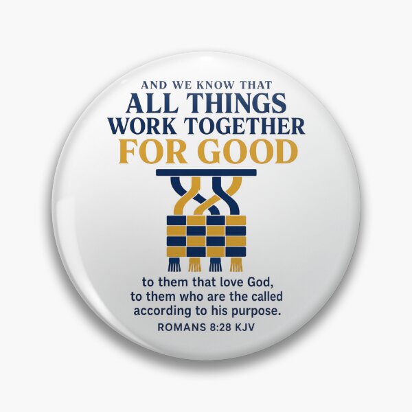 Item preview, All Things Work Together for Good Romans 8:28 KJV Christian Encouragement designed and sold by FaithThroughEverySeason.