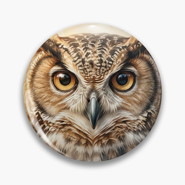 Item preview, Owl Art – Majestic Watercolor Owl Wildlife  designed and sold by OmikronStore.