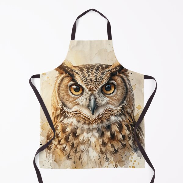Item preview, Owl Art – Majestic Watercolor Owl Wildlife  designed and sold by OmikronStore.