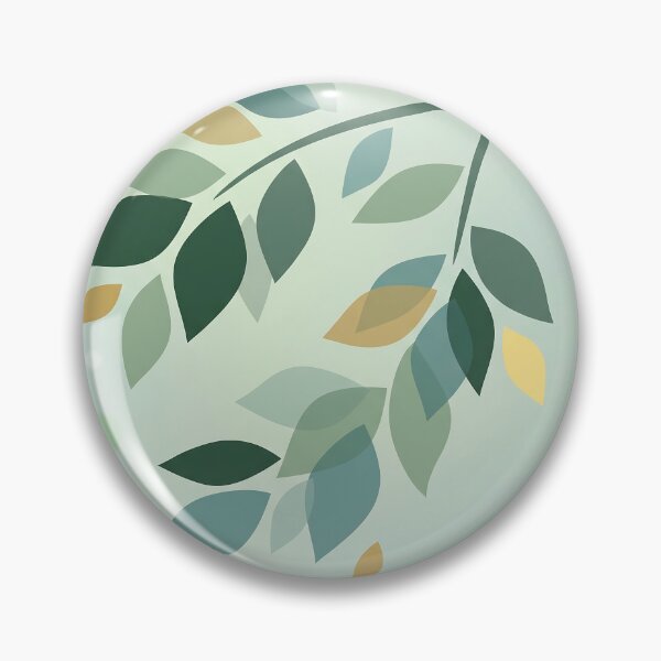 Item preview, Elegant Translucent Green and Gold Leaves designed and sold by Neural Dream.