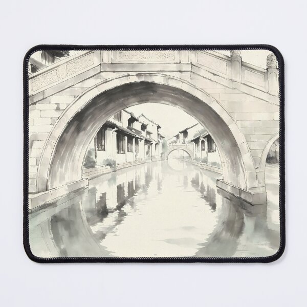 Item preview, Ancient Bridge designed and sold by HezeOtakuArt.