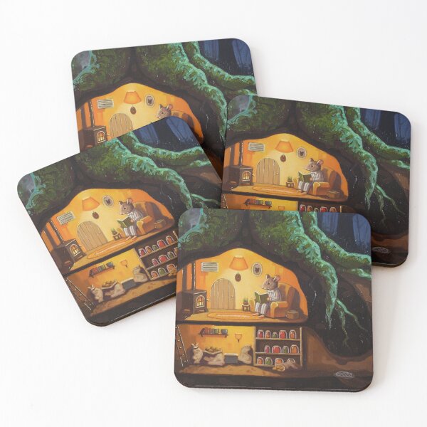 Item preview, Underground shelter fantasy oil painting designed and sold by Yue Zeng Art Studio.