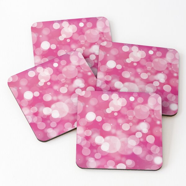 Item preview, White Bokeh on Pink Background designed and sold by GraffiTimi.