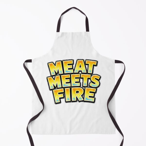 Item preview, Meat Meets Fire – Hand Drawn Childlike Typography designed and sold by Mac Sketches.