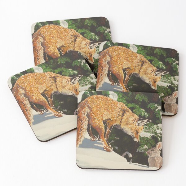Item preview, Fox and rabbit designed and sold by Yue Zeng Art Studio.