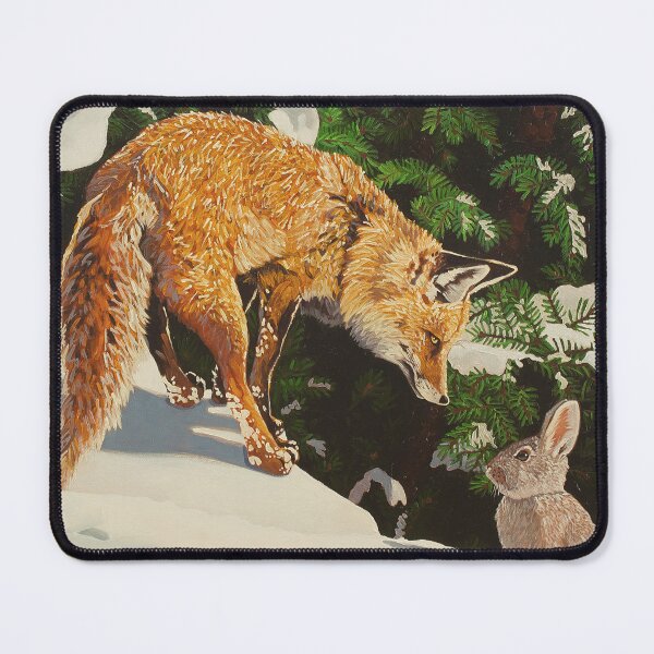 Item preview, Fox and rabbit designed and sold by Yue Zeng Art Studio.