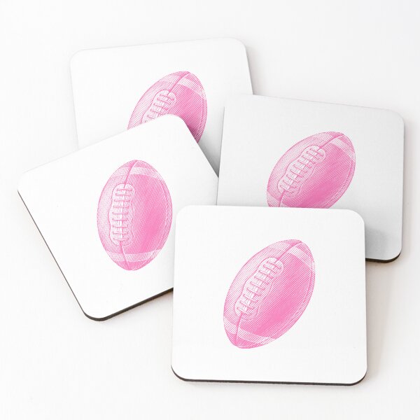Item preview, Vintage Pink American Football Line Art designed and sold by pattern-archive.