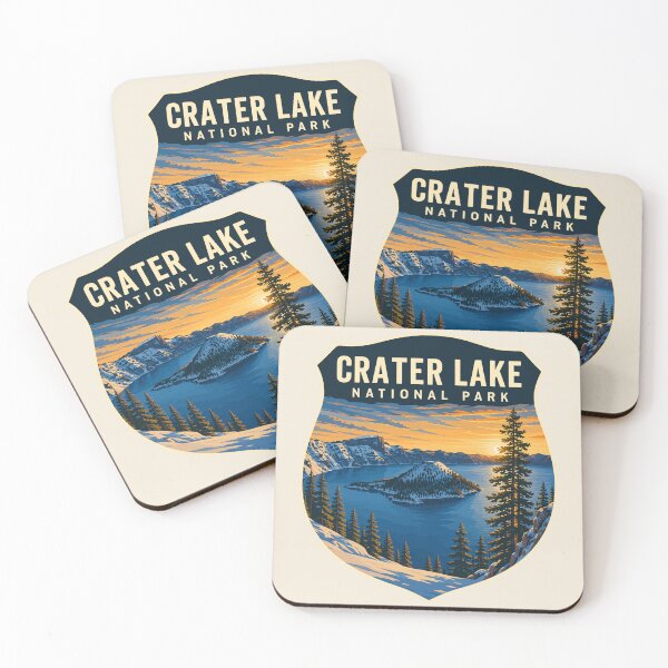 Item preview, Crater Lake National Park Orego Retro Design designed and sold by Gideon Emmerich.