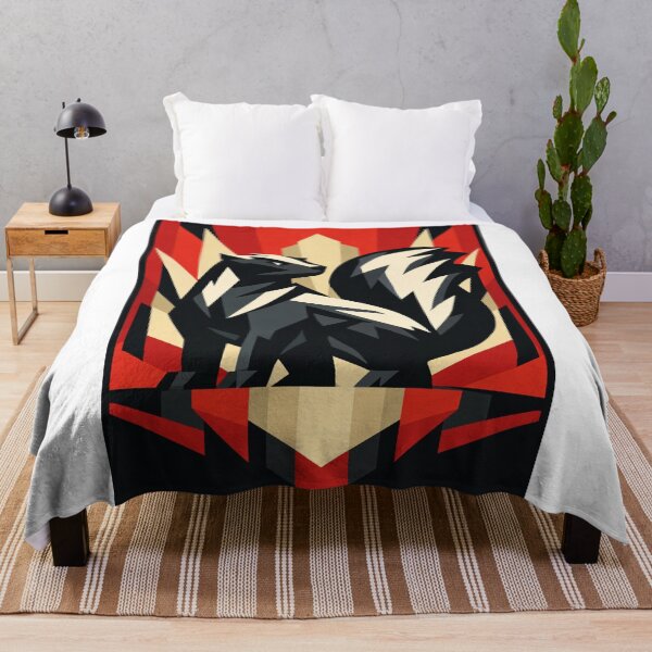 Item preview, Geometric Skunk Art Deco Style designed and sold by LegendQuarter.