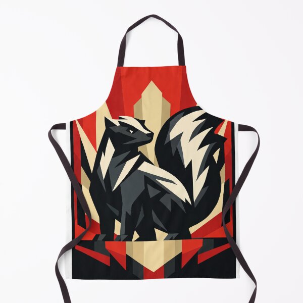 Item preview, Geometric Skunk Art Deco Style designed and sold by LegendQuarter.