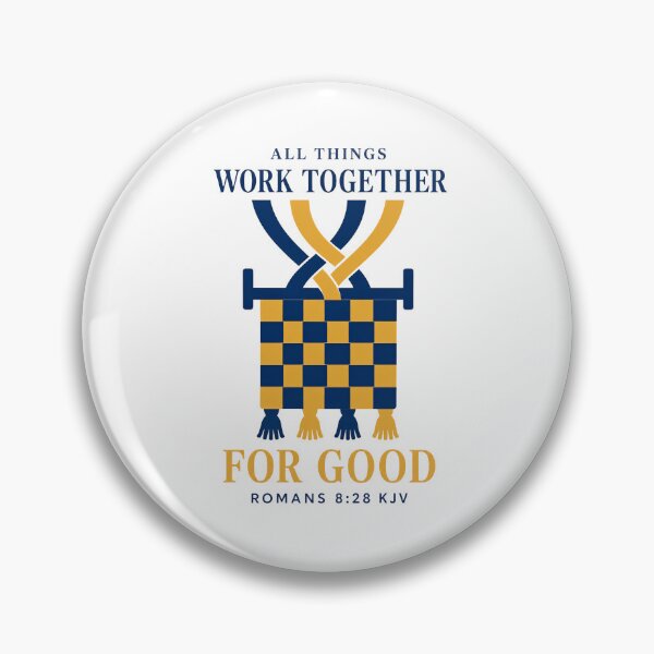 Item preview, All Things Work Together for Good Romans 8:28 KJV Woven Christian Design designed and sold by FaithThroughEverySeason.