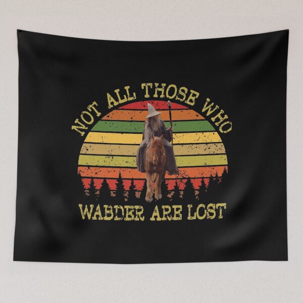 Item preview, Not All Those Who Wander Are Lost, LOTR Sunset designed and sold by ShipeyRico.
