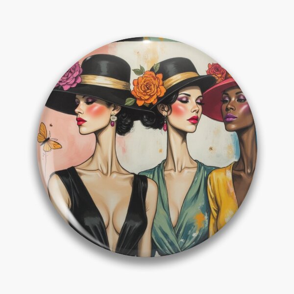 Item preview, Three Elegant Women designed and sold by Beyond The Canvas.