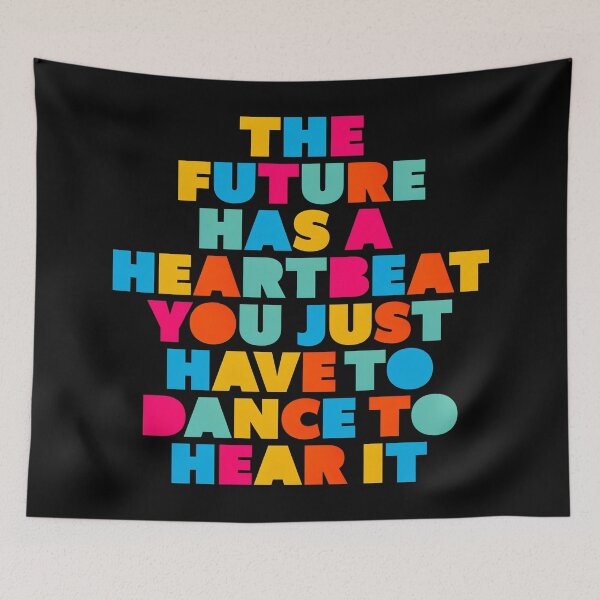Item preview, The Future Has a Heartbeat You Just Have to Dance to It T-Shirt – Inspirational Dance Quote Tee designed and sold by paulo silveira.