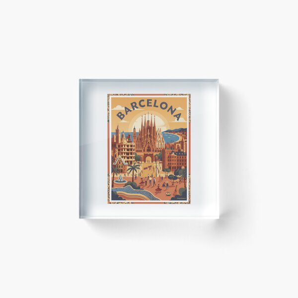 Item preview, Barcelona Sagrada Familia Travel Poster designed and sold by Aminlazir.
