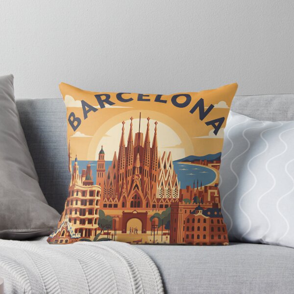 Item preview, Barcelona Sagrada Familia Travel Poster designed and sold by Aminlazir.