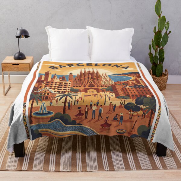 Item preview, Barcelona Sagrada Familia Travel Poster designed and sold by Aminlazir.