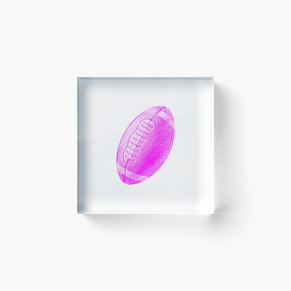 Item preview, Vintage Magenta American Football Line Art designed and sold by pattern-archive.