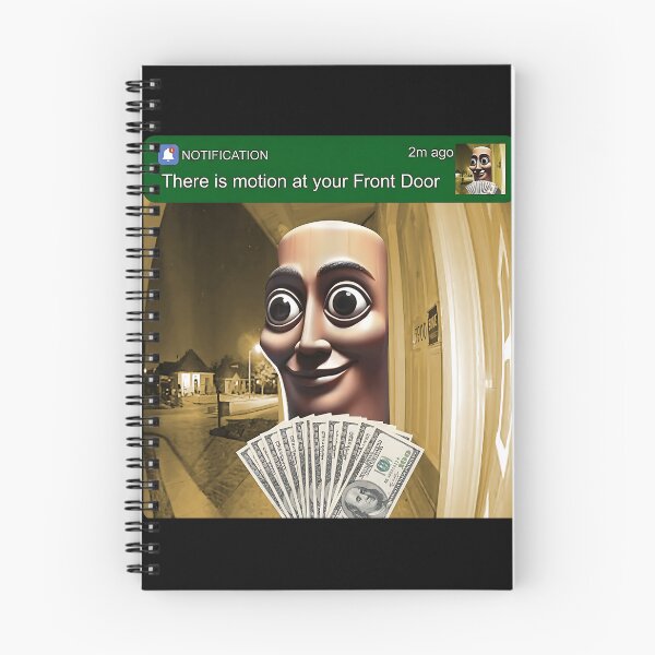 Item preview, Tung Tung Tung Sahur There is Motion At  At Your Front Door Meme designed and sold by PabloHaney.