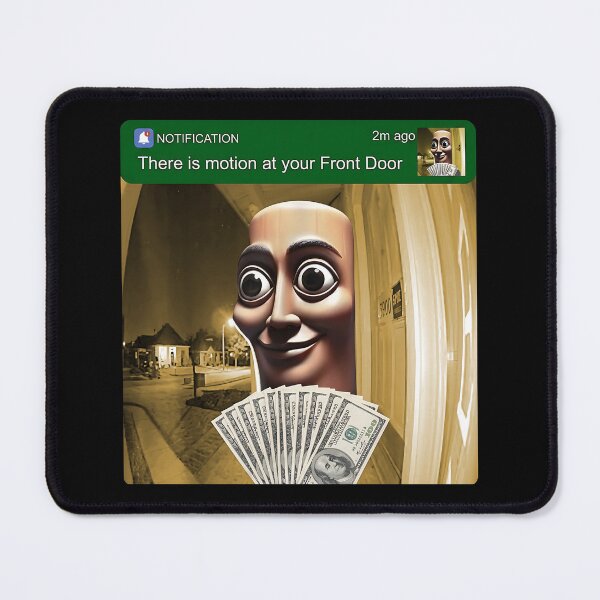 Item preview, Tung Tung Tung Sahur There is Motion At  At Your Front Door Meme designed and sold by PabloHaney.