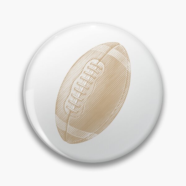 Item preview, Vintage Tan American Football Line Art designed and sold by pattern-archive.