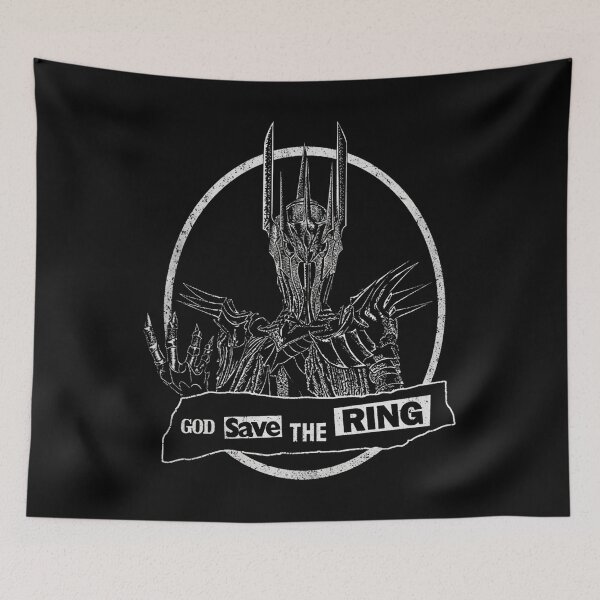 Item preview, Sauron God Save the Ring LOTR designed and sold by ShipeyRico.