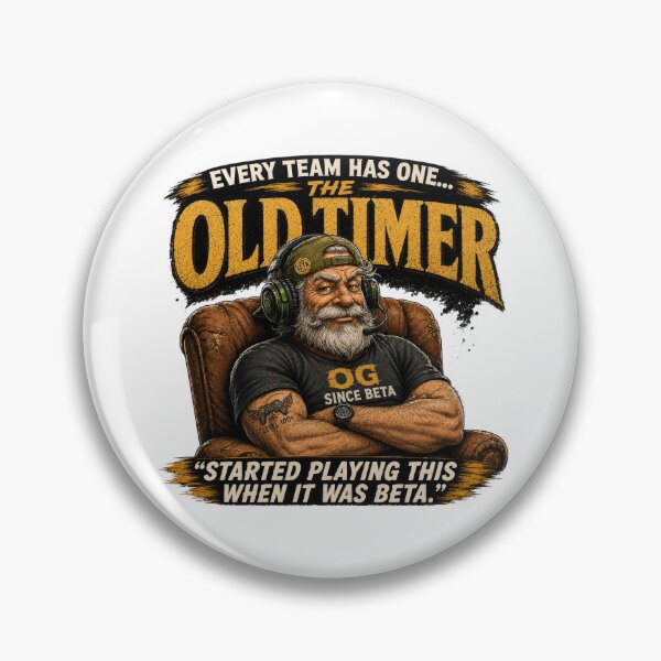 Item preview, Every Team Has One – The Old Timer | Funny Gamer Co-Op Gaming T-Shirt designed and sold by AmaJoy Designs .