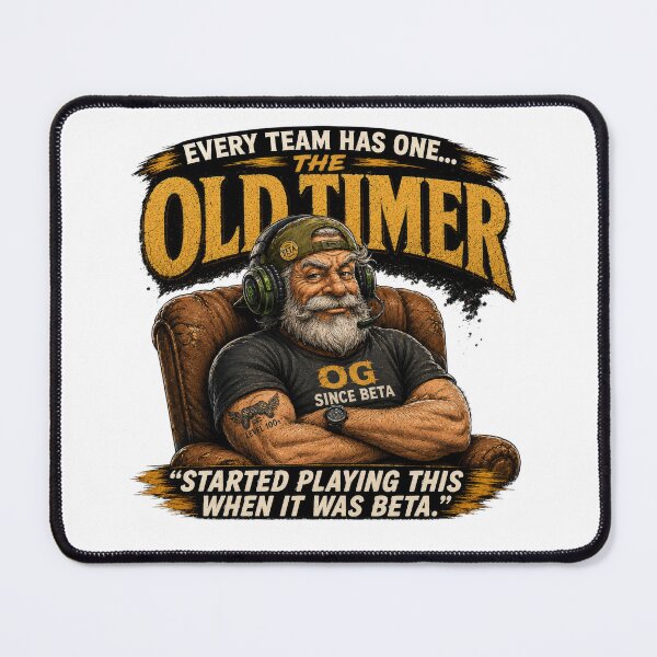 Item preview, Every Team Has One – The Old Timer | Funny Gamer Co-Op Gaming T-Shirt designed and sold by AmaJoy Designs .