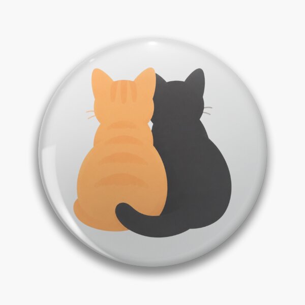 Item preview, Cozy Best Friend Cats Sticker | Cute Orange & Black Cat designed and sold by Art Fly.