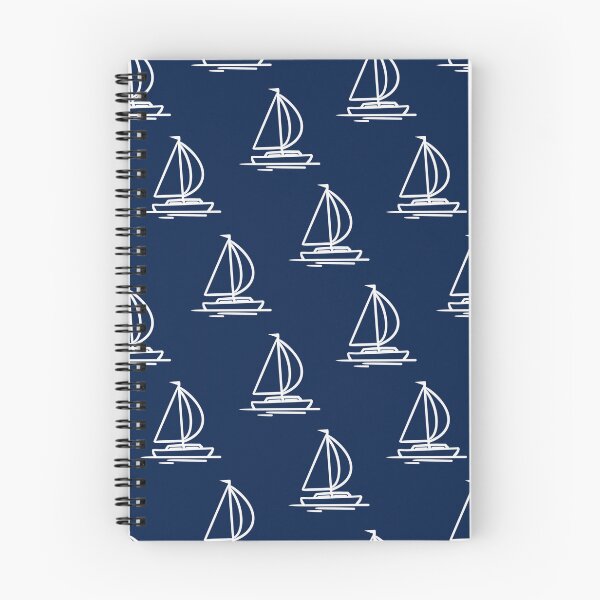 Item preview, Regatta Navy Sailboat Seamless Pattern designed and sold by CI Creative Design LLC.