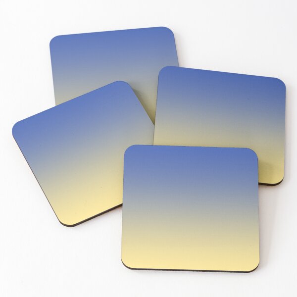 Item preview, Aesthetic Sunrise Gradient - Airy Blue & Pastel Yellow Gradient designed and sold by Kodexstore.