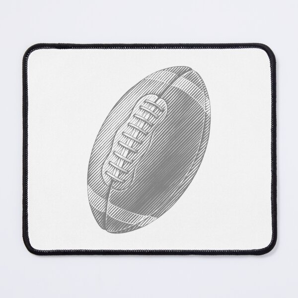 Item preview, Vintage Gray American Football Line Art designed and sold by pattern-archive.