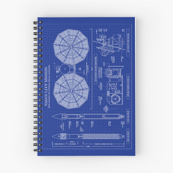 Item preview, LUCY Mission. NASA Space Probe (Blueprint) designed and sold by BGALAXY.