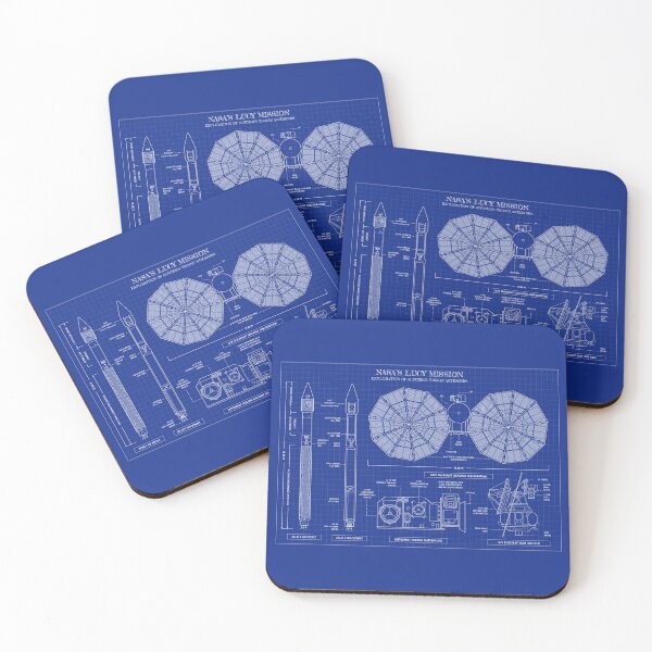 Item preview, LUCY Mission. NASA Space Probe (Blueprint) designed and sold by BGALAXY.