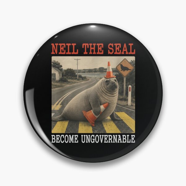 Item preview, Funny Neil The Seal Become Ungovernable Meme Graphic designed and sold by PabloHaney.