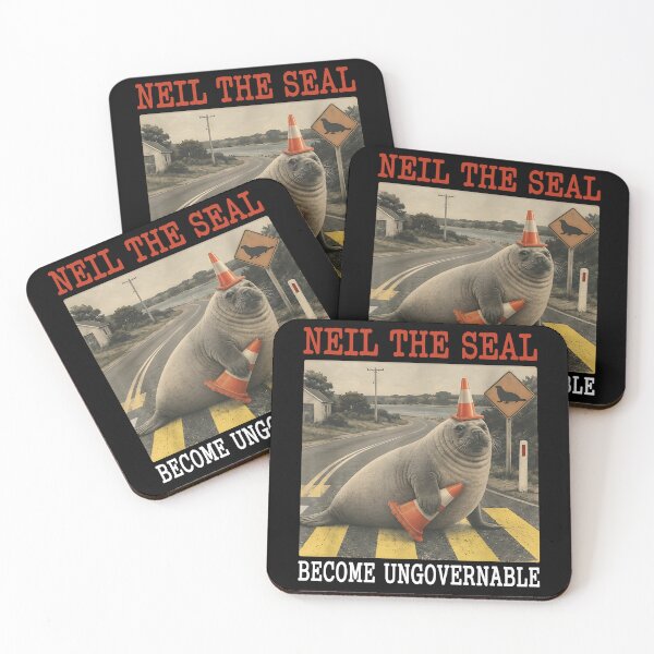Item preview, Funny Neil The Seal Become Ungovernable Meme Graphic designed and sold by PabloHaney.