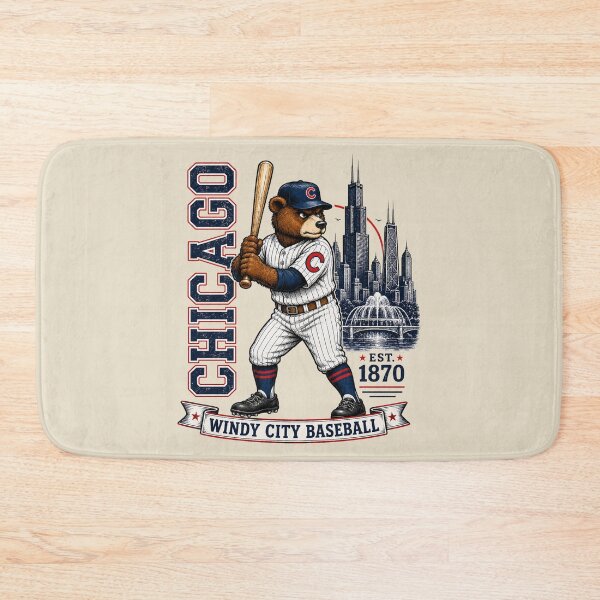 Item preview, Vintage Chicago Baseball Bear, Retro Windy City Baseball T-Shirt, Classic Sports Fan Design designed and sold by GhostDawgs.
