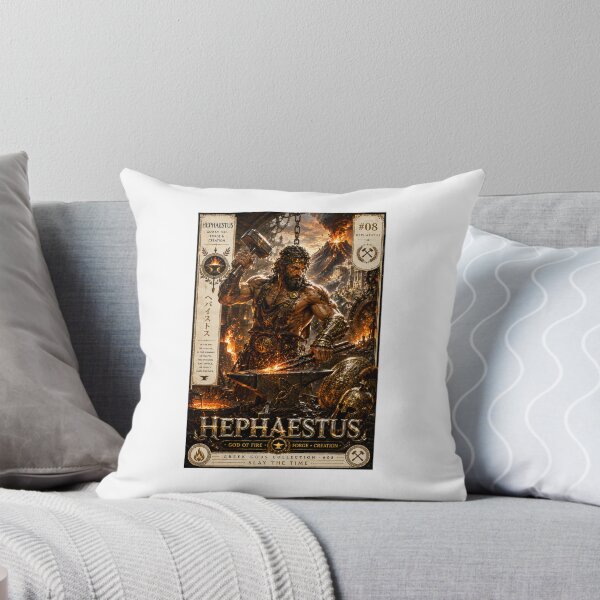 Item preview, Hephaestus – God of Fire & Forge | Greek Gods Collection #08 | Divine Blacksmith | Greek Mythology Fantasy Art | Slay The Time designed and sold by SLAYTHESPACE.