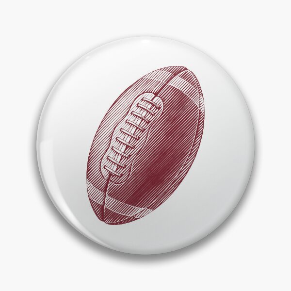 Item preview, Vintage Burgundy American Football Line Art designed and sold by pattern-archive.