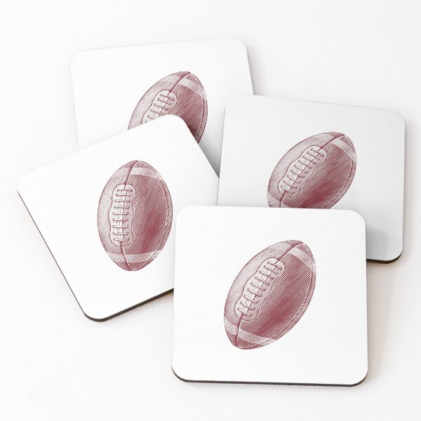 Item preview, Vintage Burgundy American Football Line Art designed and sold by pattern-archive.