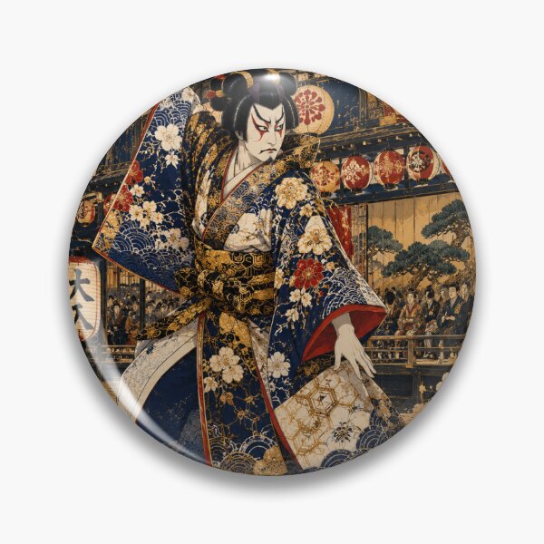 Item preview, Kabuki Brilliance of Summer Edo – Modern Japanese Art designed and sold by Fumi723.