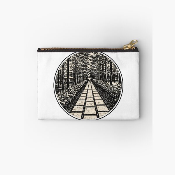 Item preview, Indian Garden path | Botanical Ink Art designed and sold by Linoluca.
