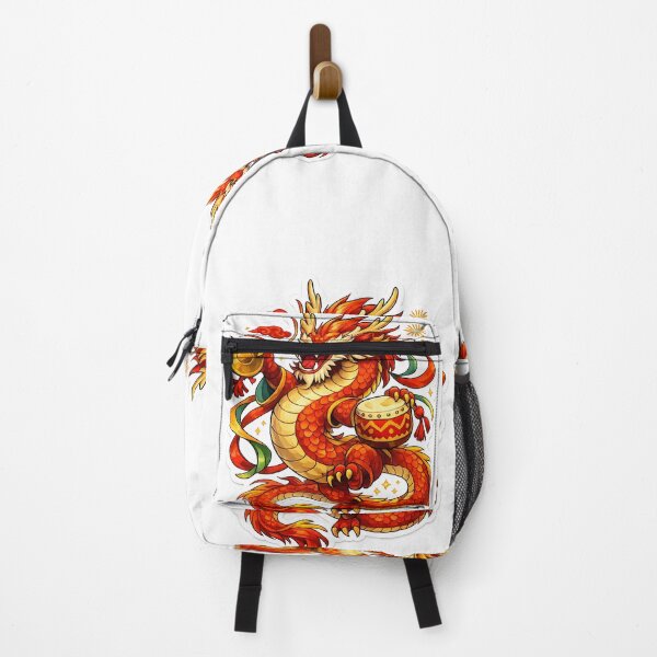Item preview, China dragon dance festival colourful on white background designed and sold by wallartofmio.