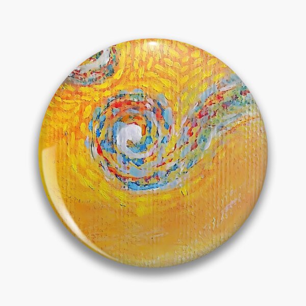 Item preview, Swirling Impressionist Sun and Wildflower Field Painting designed and sold by Artflix07.