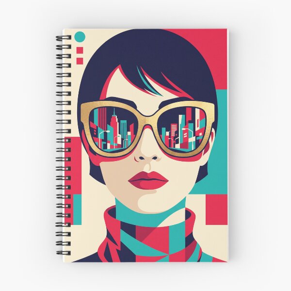 Item preview, Sophisticated Urban Woman Wearing Golden Sunglasses City Reflection designed and sold by Pride Emblem Prints.