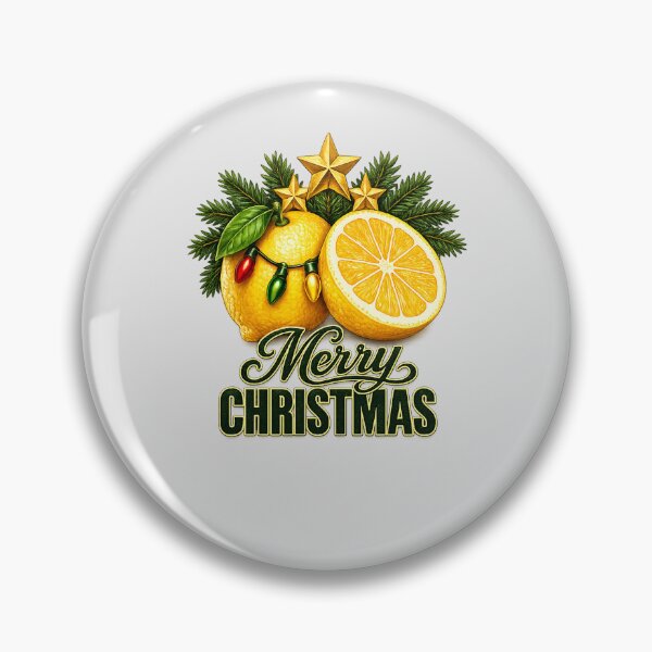 Item preview, Elegant Lemon Christmas Typography designed and sold by annenambiro.