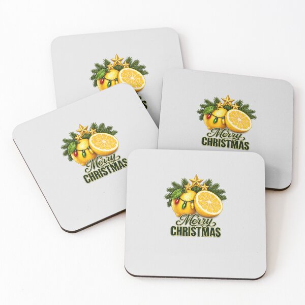 Item preview, Elegant Lemon Christmas Typography designed and sold by annenambiro.