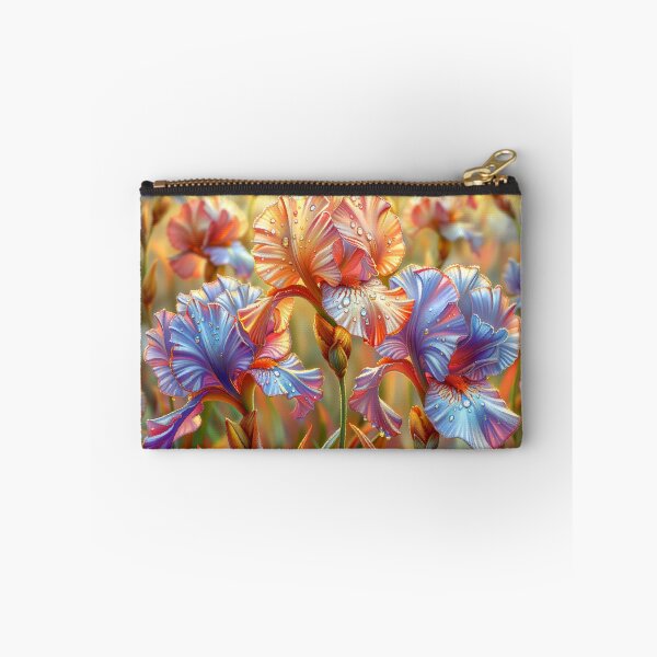 Item preview, Iris Flowers Field with Rain Drops designed and sold by MargaretWiktor.