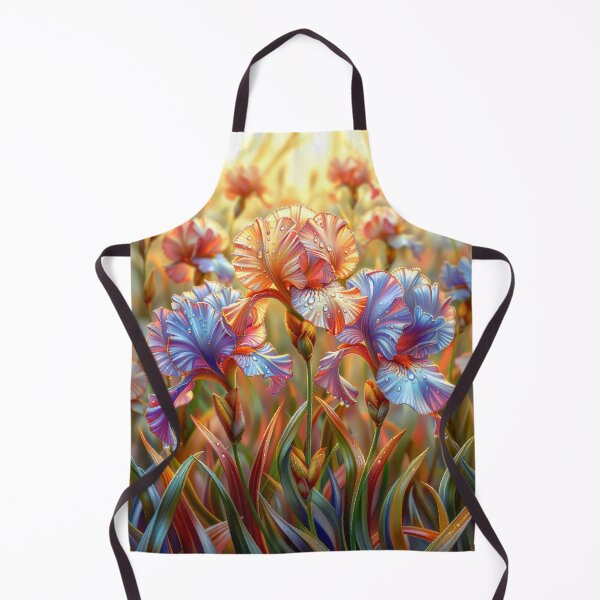 Item preview, Iris Flowers Field with Rain Drops designed and sold by MargaretWiktor.